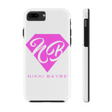 Nikki BayBe Pink Logo Case Mate Tough Phone Cases - StereoTypeTees