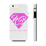 Nikki BayBe Pink Logo Case Mate Tough Phone Cases - StereoTypeTees
