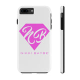 Nikki BayBe Pink Logo Case Mate Tough Phone Cases - StereoTypeTees