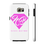 Nikki BayBe Pink Logo Case Mate Tough Phone Cases - StereoTypeTees