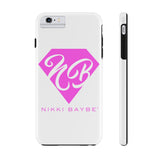 Nikki BayBe Pink Logo Case Mate Tough Phone Cases - StereoTypeTees