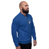 Confessions Logo Blue Unisex Bomber Jacket