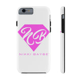 Nikki BayBe Pink Logo Case Mate Tough Phone Cases - StereoTypeTees