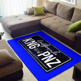 KNG PNZ Rug Blue Splatter - StereoTypeTees