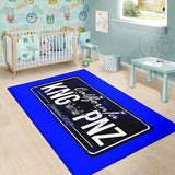 KNG PNZ Rug Blue Splatter - StereoTypeTees