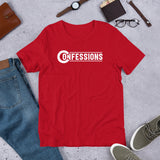 Confessions White Logo T