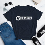 Confessions White Logo Ladies T