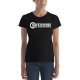 Confessions White Logo Ladies T