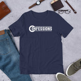 Confessions White Logo T