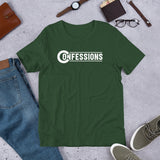 Confessions White Logo T