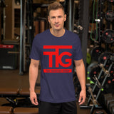 The Takeover Group Red Logo Short-Sleeve Unisex T-Shirt - StereoTypeTees