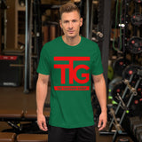 The Takeover Group Red Logo Short-Sleeve Unisex T-Shirt - StereoTypeTees