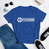 Confessions White Logo Ladies T