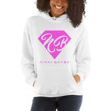 Nikki BayBe Hoodie Pink Logo - StereoTypeTees