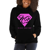Nikki BayBe Hoodie Pink Logo - StereoTypeTees