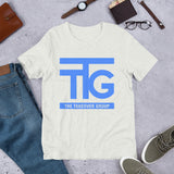 The Takeover Group Blue Logo Unisex T-Shirt - StereoTypeTees