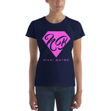 Nikki BayBe  short sleeve t-shirt Pink Logo - StereoTypeTees