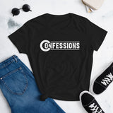 Confessions White Logo Ladies T