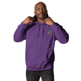 DJ Blvd Black Embroidered Unisex Hoodie