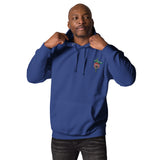 DJ Blvd Black Embroidered Unisex Hoodie
