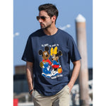 Yo Baby Yo Graphic Tee with Bold Lettering Design
