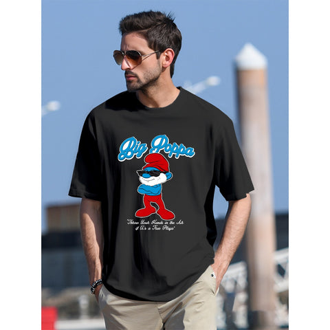 Big Poppa Men's T-Shirt with Classic Graphic Design