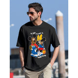 Yo Baby Yo Graphic Tee with Bold Lettering Design