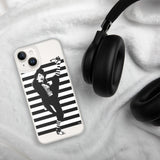 Toni Striped Clear Case for iPhone®