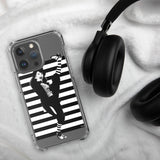 Toni Striped Clear Case for iPhone®