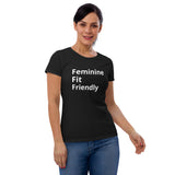 Feminine Fit Friendly  Women's short sleeve t-shirt