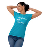 Feminine Fit Friendly  Women's short sleeve t-shirt