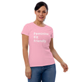 Feminine Fit Friendly  Women's short sleeve t-shirt