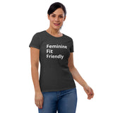 Feminine Fit Friendly  Women's short sleeve t-shirt