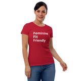 Feminine Fit Friendly  Women's short sleeve t-shirt