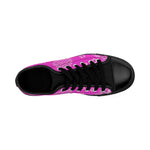 Hot Pink Rag Canvas Kicks (Womens) - StereoTypeTees