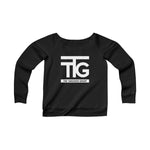 Nikki BayBe' TTG  Fleece Wide Neck Sweatshirt - StereoTypeTees