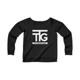 Nikki BayBe' TTG  Fleece Wide Neck Sweatshirt - StereoTypeTees