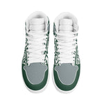 TTG Green. Men's High Top Skateboard Sneakers