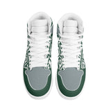 TTG Green. Men's High Top Skateboard Sneakers