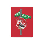 DJ BLVD BLACK Custom Poker Cards