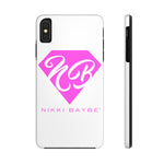 Nikki BayBe Pink Logo Case Mate Tough Phone Cases - StereoTypeTees