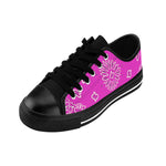 Hot Pink Rag Canvas Kicks (Womens) - StereoTypeTees