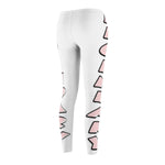 White/Pink Legendary Leggings - StereoTypeTees