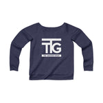 Nikki BayBe' TTG  Fleece Wide Neck Sweatshirt - StereoTypeTees