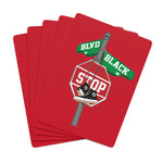 DJ BLVD BLACK Custom Poker Cards