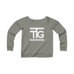 Nikki BayBe' TTG  Fleece Wide Neck Sweatshirt - StereoTypeTees