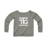 Nikki BayBe' TTG  Fleece Wide Neck Sweatshirt - StereoTypeTees