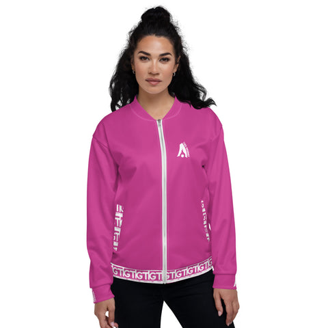 Thee Arsonist TTG Cerise  Bomber Jacket