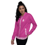 Thee Arsonist TTG Cerise  Bomber Jacket