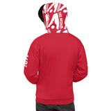 THEE ARSONIST AOP (RED HOODIE)